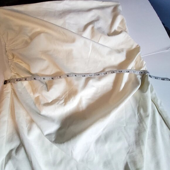 White Strapless Maxi Dress XXL By A New Day Elastic strapless top for secure fit - Picture 11 of 12